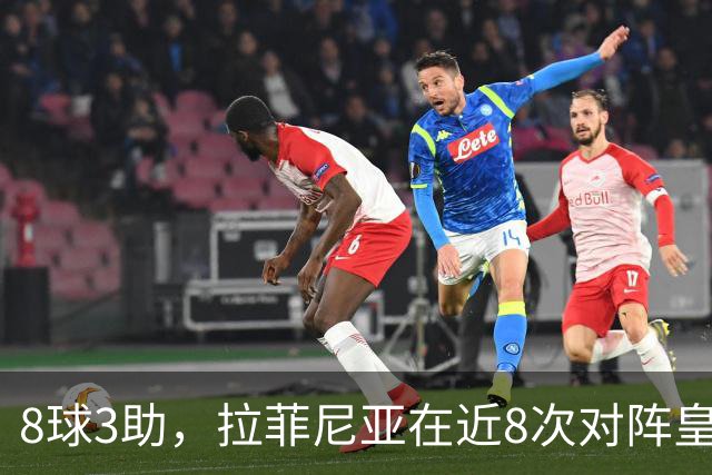 8球3助，拉菲尼亚在近8次对阵皇马的比赛中直接参与11球